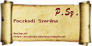 Poczkodi Szeréna névjegykártya